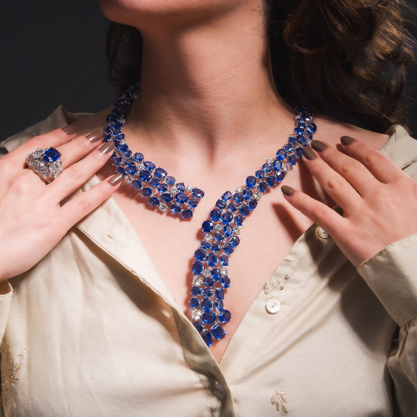 BLUE SAPPHIRE HARMONY NECKLACE