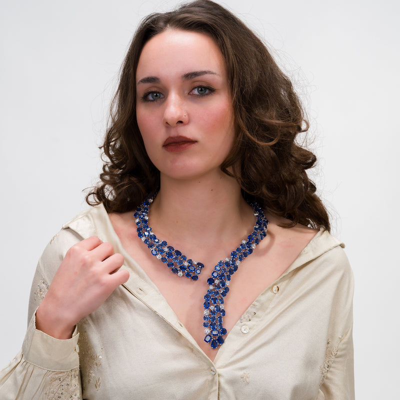 BLUE SAPPHIRE HARMONY NECKLACE