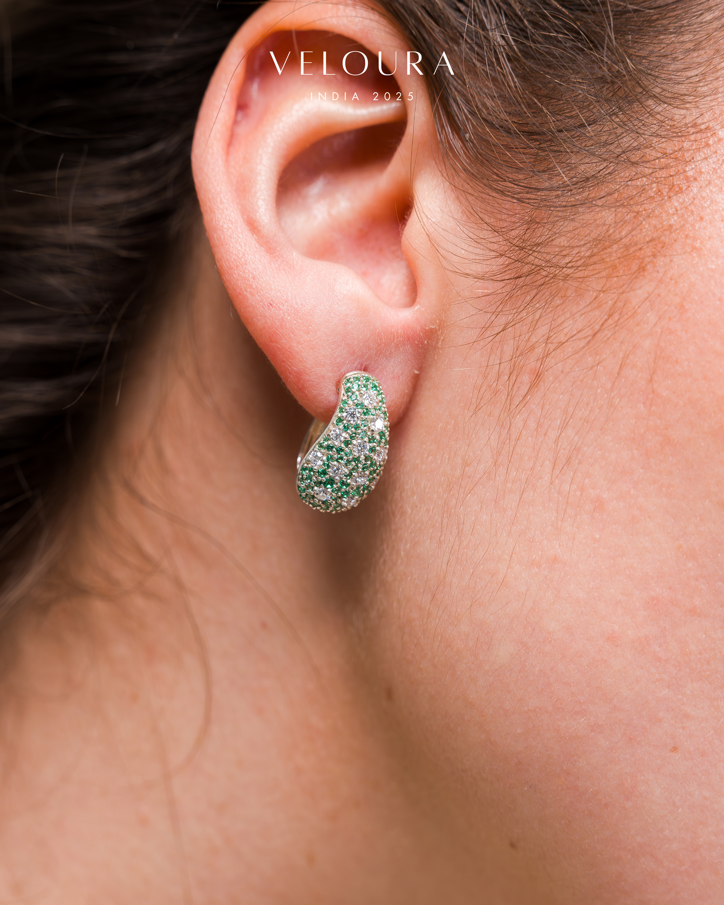 TEAR DROP HOOPS